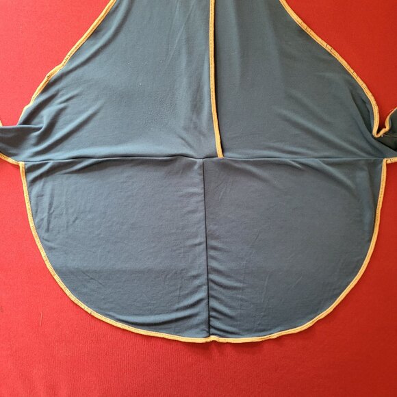 Vintage Y2K | Open Back Blue Apron Top | S/M/L  | Tie Back Halter - Picture 3 of 4